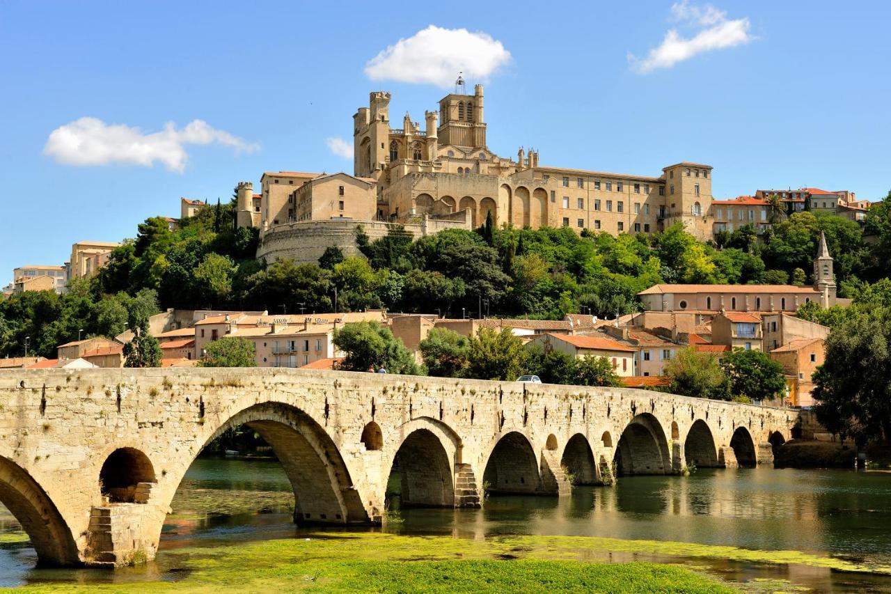 "La Cle Des Champs"-Meuble De Tourisme 3 Etoiles -Residence "Les Logis De Beziers"-Garage Optionnel-Coeur De Ville-Plages A 16Km ! Luaran gambar